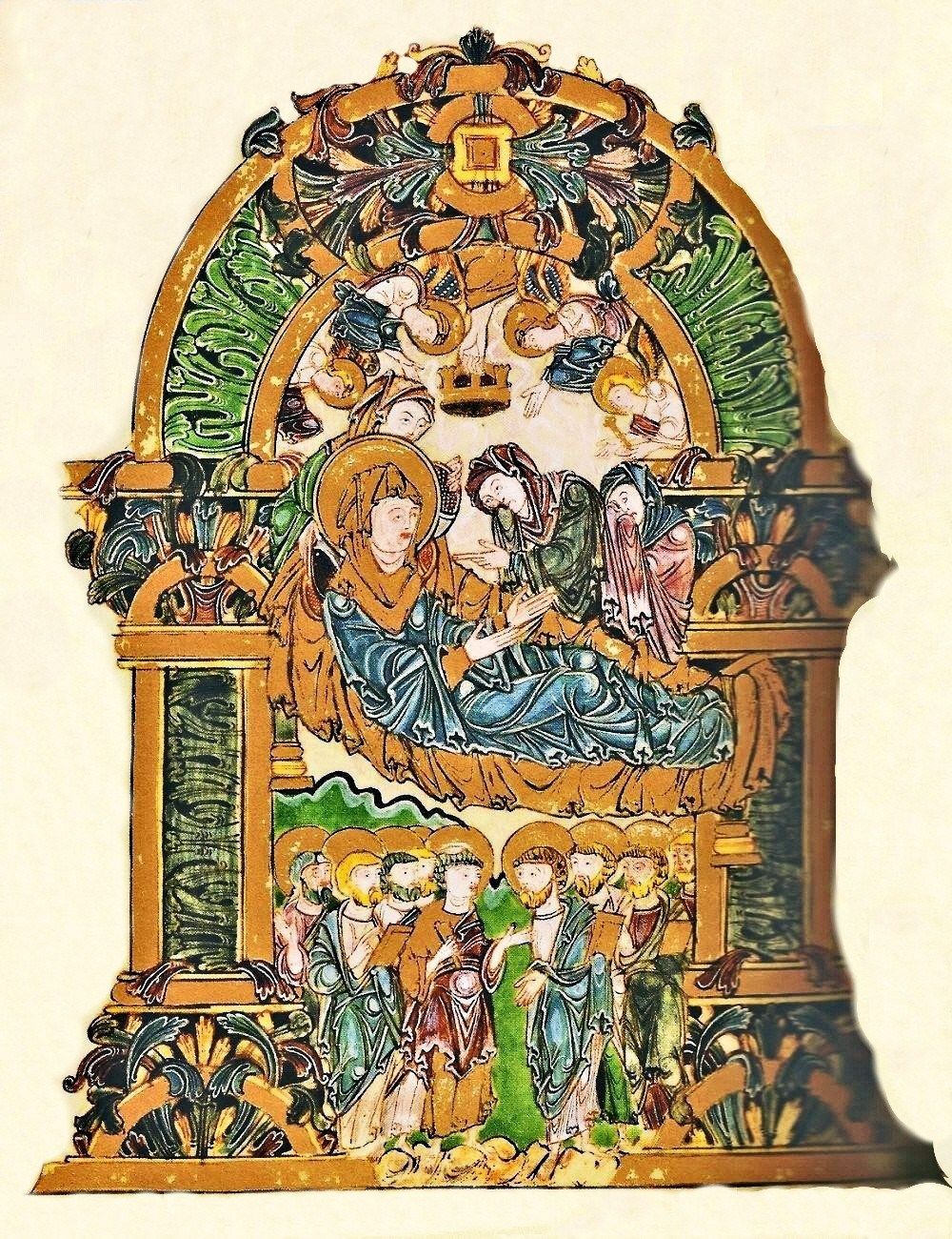 Ango-Saxon Image of the Assumption on Aug 15